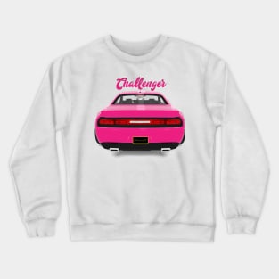 Challenger Drift Pink Back Crewneck Sweatshirt